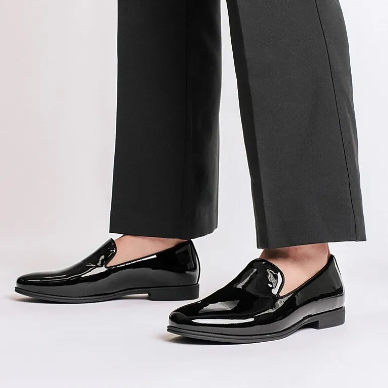 Vance Co Giovanni Mens Almond Closed Toe Loafers