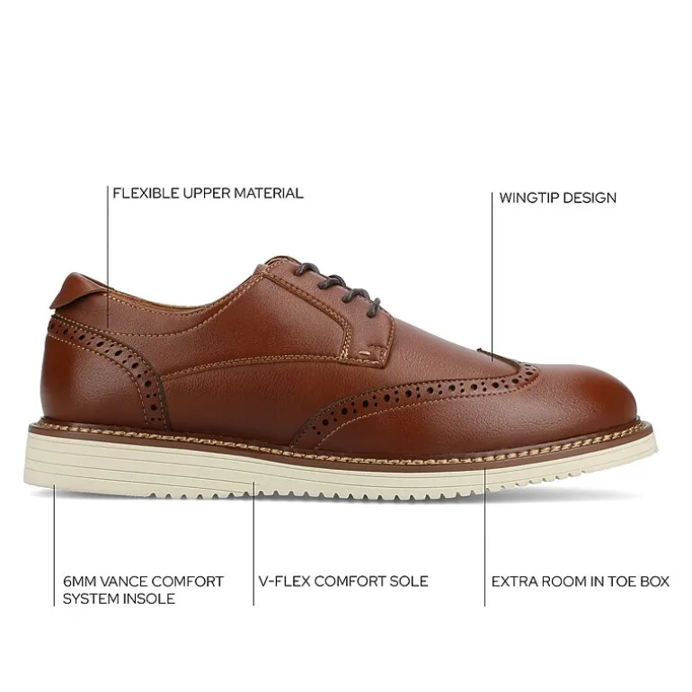 Vance Co Lorenzo Mens Wing Closed Toe Loafers