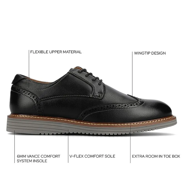 Vance Co Lorenzo Mens Wing Closed Toe Loafers