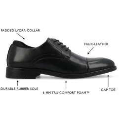 Vance Co Maning Mens Cap Closed Toe Loafers