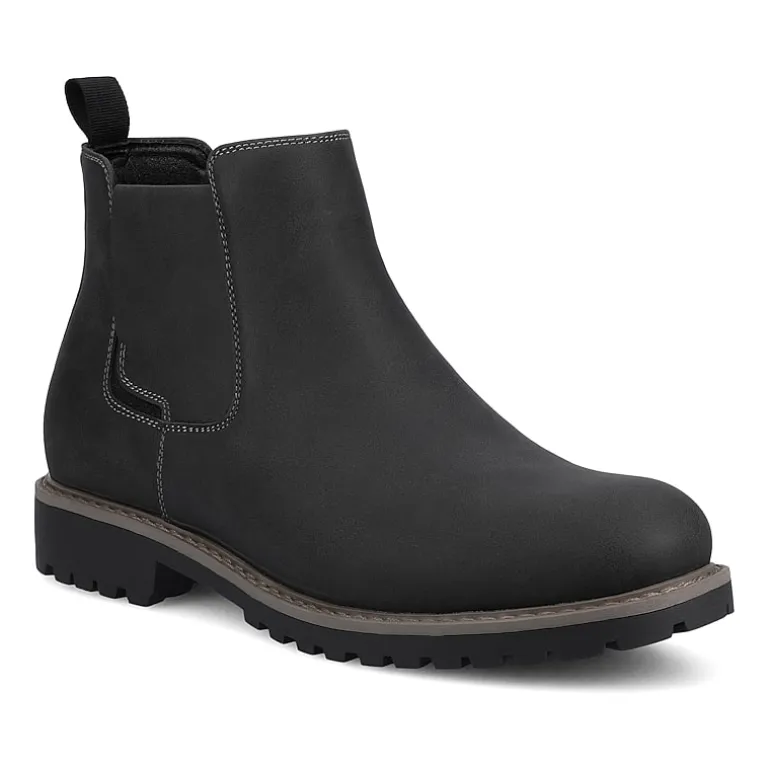 Vance Co Mens Block Heel Chelsea Boots