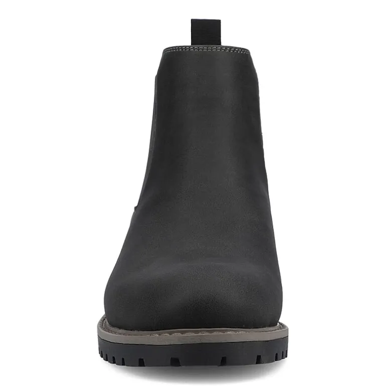 Vance Co Mens Block Heel Chelsea Boots