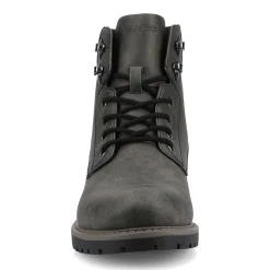 Vance Co Mens Block Heel Combat Boots