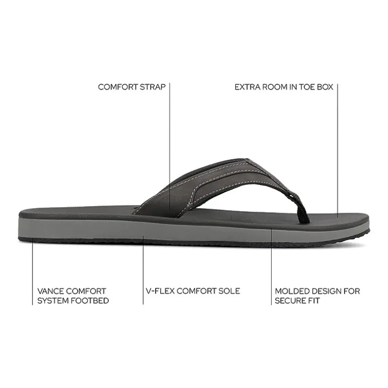 Vance Co Mens Boyd Flip-Flops