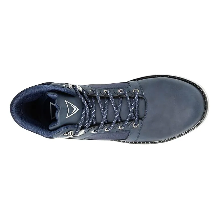 Vance Co Mens Derrick Flat Heel Lace-Up Boots