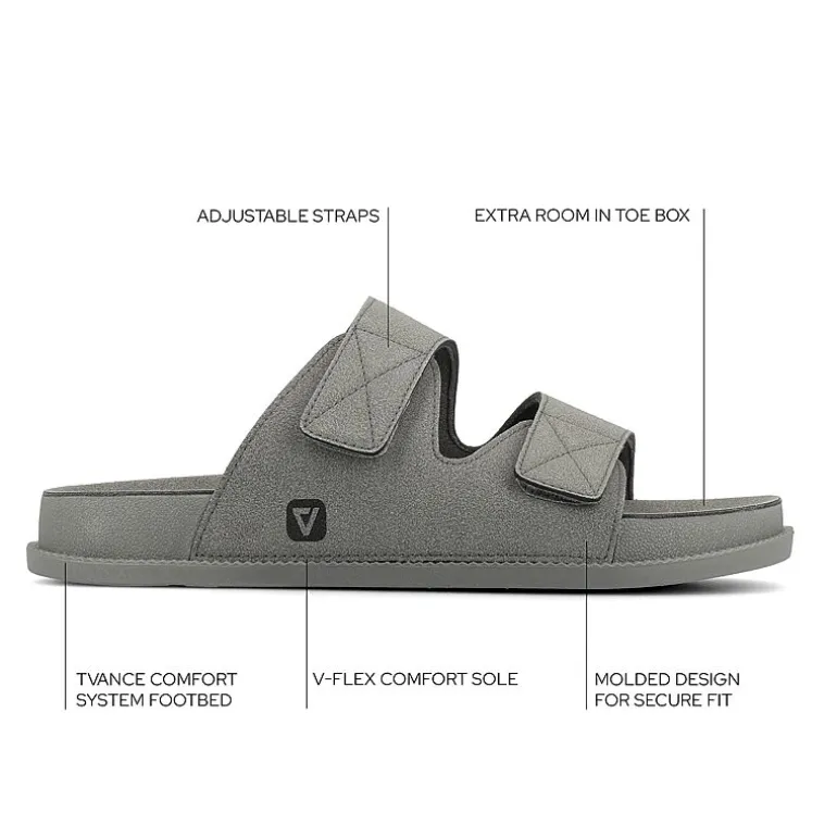 Vance Co Mens Orlando Flat Sandals