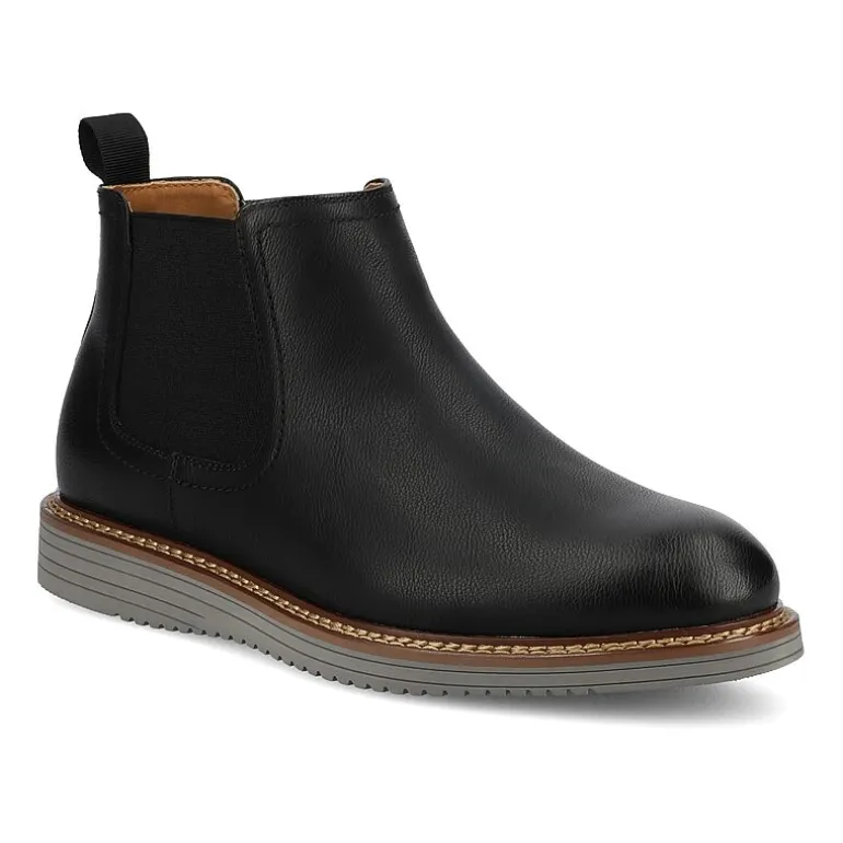 Vance Co Mens Salter Flat Heel Chelsea Boots