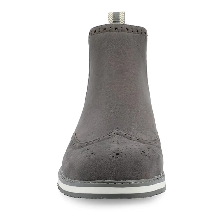 Vance Co Mens Thorpe Flat Heel Chelsea Boots