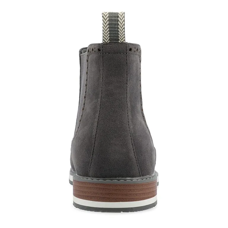 Vance Co Mens Thorpe Flat Heel Chelsea Boots