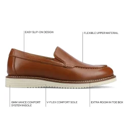 Vance Co Oneal Mens Moc Closed Toe Loafers