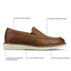 Vance Co Oneal Mens Moc Closed Toe Loafers