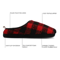 Vance Co Roland Mens Slip-On Slippers