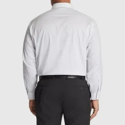 Van Heusen Big And Tall Comfort Performance Mens Classic Fit Stretch Fabric Wrinkle Free Long Sleeve Dress Shirt