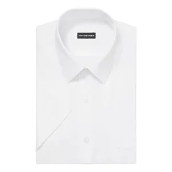 Van Heusen Big & Tall Mens Regular Fit Easy Care Short Sleeve Dress Shirt