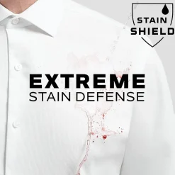 Van Heusen Big & Tall Mens Stain Shield Wrinkle Free Stretch Dress Shirt