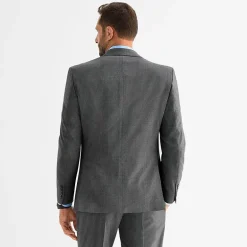 Van Heusen Birdseye Mens Stretch Fabric Modern Fit Suit Separates