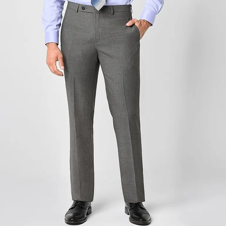 Van Heusen Birdseye Mens Stretch Fabric Modern Fit Suit Separates