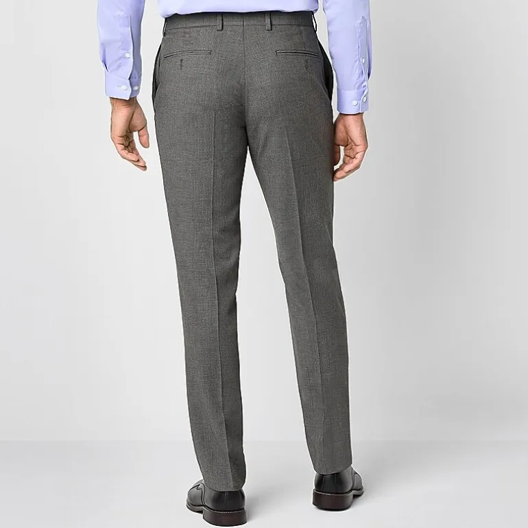 Van Heusen Birdseye Mens Stretch Fabric Modern Fit Suit Separates
