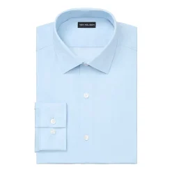 Van Heusen Comfort Performance Mens Slim Fit Stretch Fabric Wrinkle Free Long Sleeve Dress Shirt