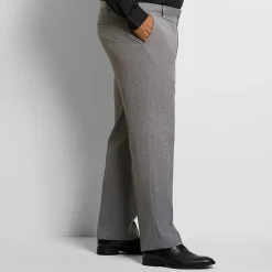 Van Heusen Everyday Defense Mens Straight Fit Big and Tall Dress Flat Front Pant