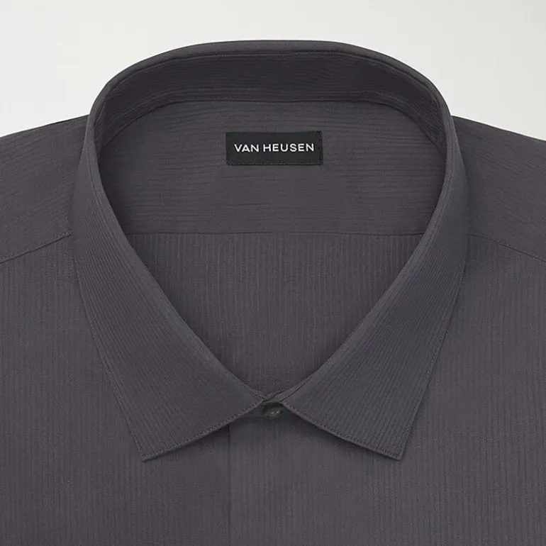 Van Heusen Everyday Defense Mens Big & Tall Classic Fit Stretch Fabric Wrinkle Free Long Sleeve Dress Shirt