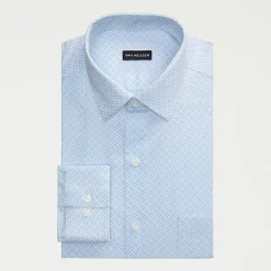 Van Heusen Everyday Defense Stain Shield Mens Regular Fit Stretch Fabric Wrinkle Free Long Sleeve Dress Shirt