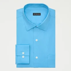 Van Heusen Everyday Defense Stain Shield Mens Regular Fit Stretch Fabric Wrinkle Free Long Sleeve Dress Shirt
