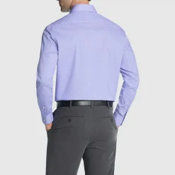 Van Heusen Everyday Defense Stain Shield Mens Regular Fit Stretch Fabric Wrinkle Free Long Sleeve Dress Shirt