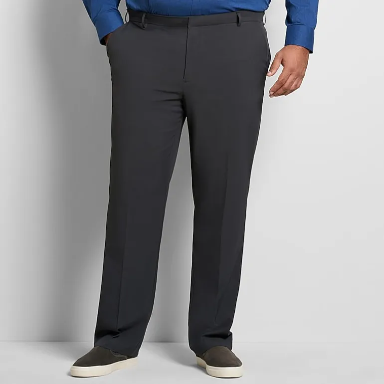 Van Heusen Everyday Defense Stain Shield Mens Straight Fit Big and Tall Dress Flat Front Pant