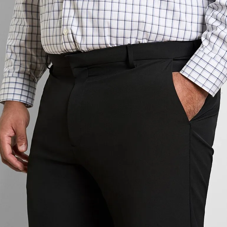 Van Heusen Everyday Defense Stain Shield Mens Straight Fit Big and Tall Dress Flat Front Pant