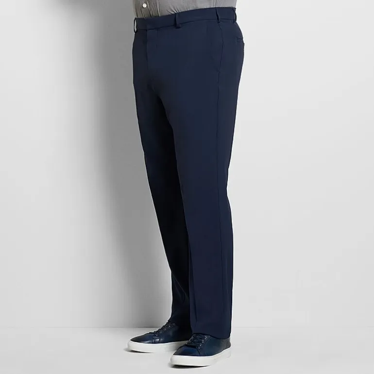 Van Heusen Everyday Defense Stain Shield Mens Straight Fit Big and Tall Dress Flat Front Pant