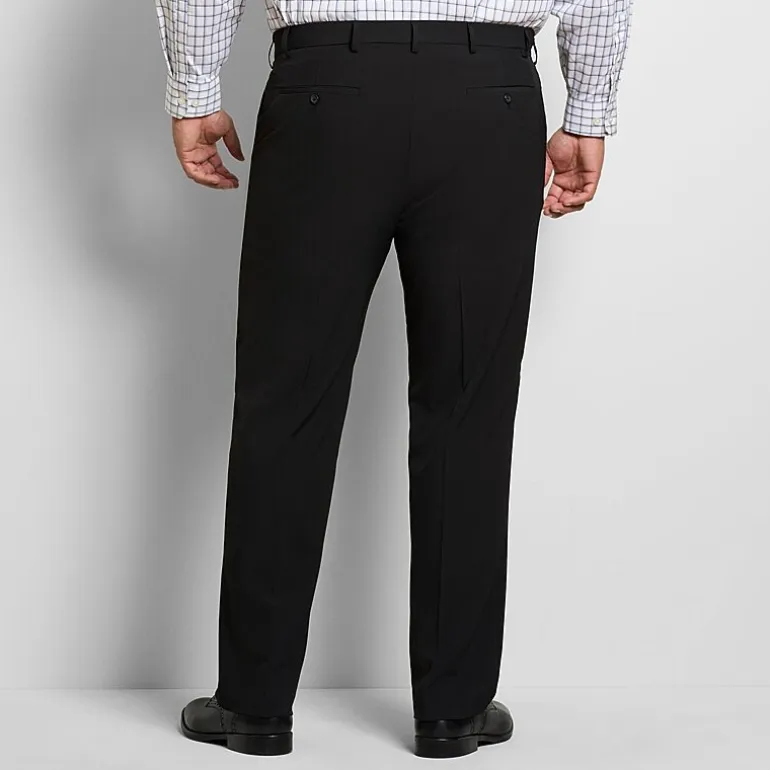 Van Heusen Everyday Defense Stain Shield Mens Straight Fit Big and Tall Dress Flat Front Pant