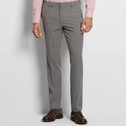Van Heusen Everyday Defense Stain Shield Mens Slim Fit Dress Flat Front Pant