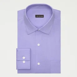 Van Heusen Everyday Defense Stain Shield Big and Tall Mens Regular Fit Stretch Fabric Wrinkle Free Long Sleeve Dress Shirt