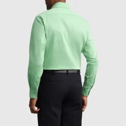 Van Heusen Everyday Defense Stain Shield Fitted Mens Modern Fit Stretch Fabric Wrinkle Free Long Sleeve Dress Shirt