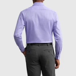 Van Heusen Everyday Defense Stain Shield Fitted Mens Modern Fit Stretch Fabric Wrinkle Free Long Sleeve Dress Shirt