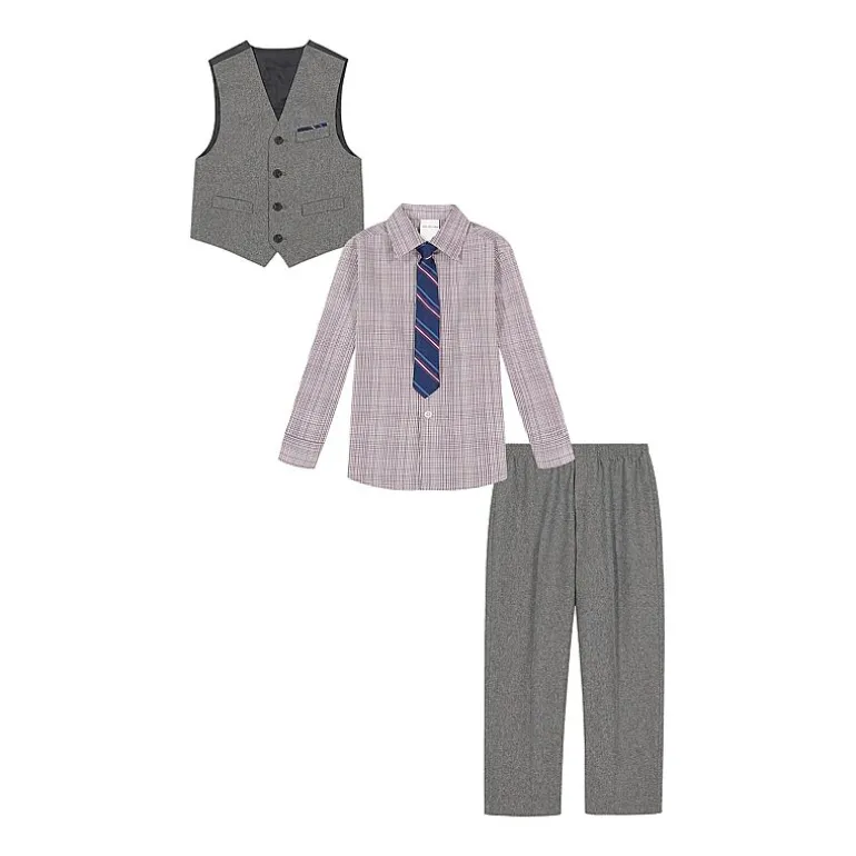 Van Heusen Little & Big Kid Boys 4-pc. Suit Set