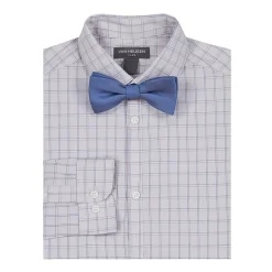 Van Heusen Little & Big Kid Boys Stretch Fabric Long Sleeve Point Collar Shirt + Tie Set