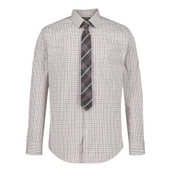 Van Heusen Little & Big Kid Boys Long Sleeve Point Collar Shirt + Tie Set
