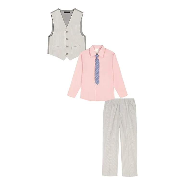 Van Heusen Little & Big Kid Boys 4-pc. Suit Set