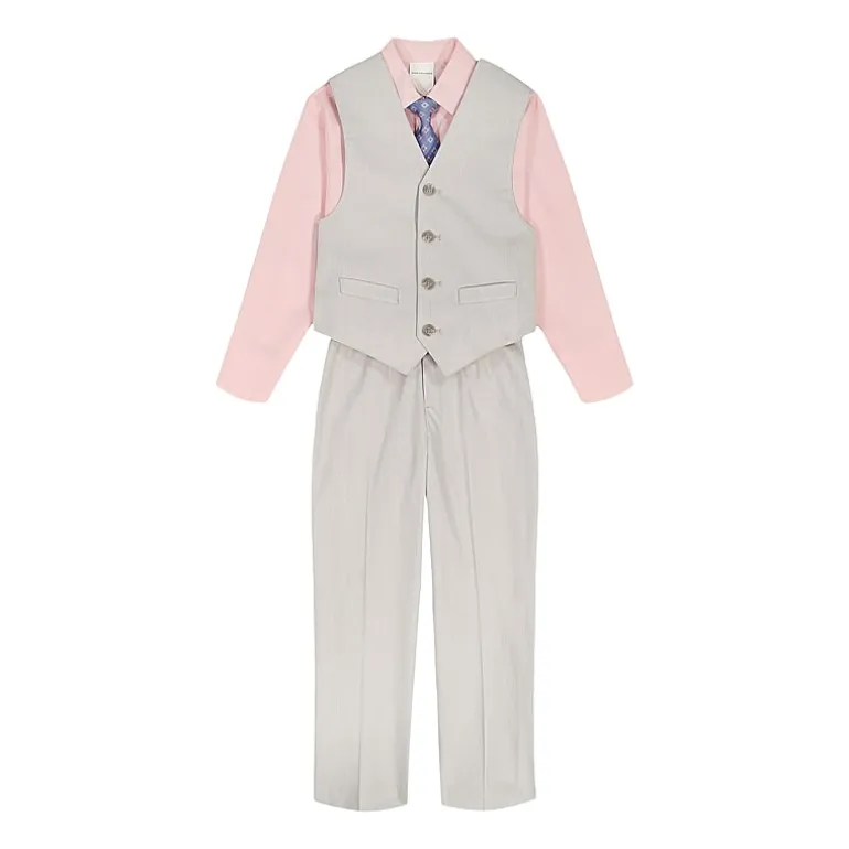 Van Heusen Little & Big Kid Boys 4-pc. Suit Set