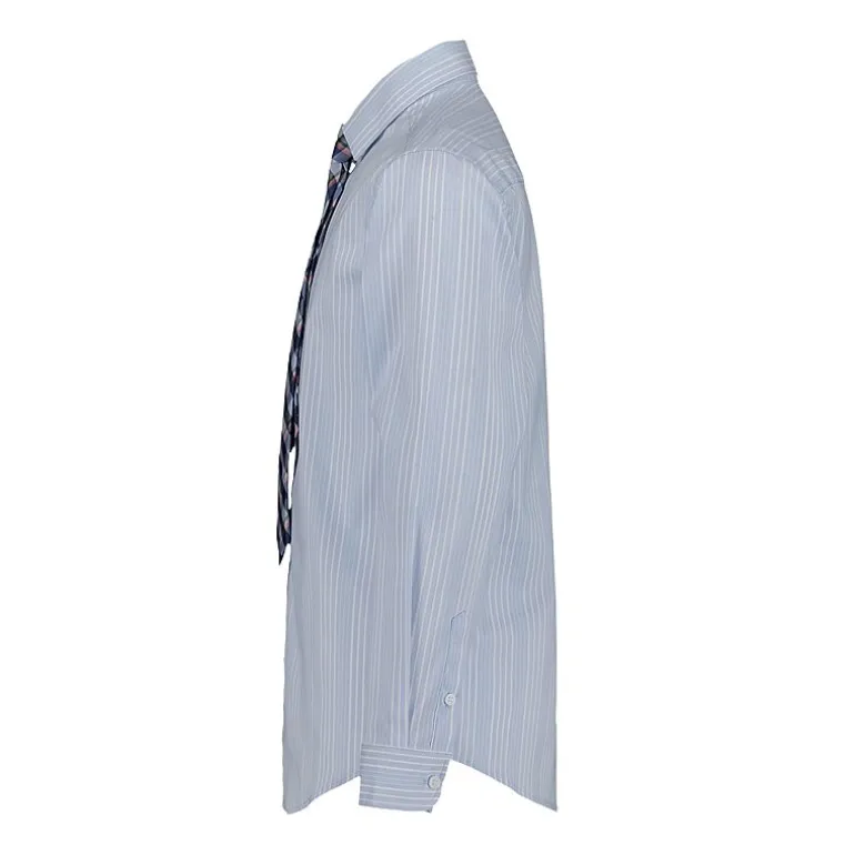 Van Heusen Little & Big Kid Boys Stretch Fabric Long Sleeve Point Collar Shirt + Tie Set