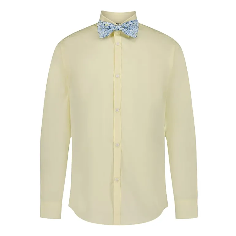 Van Heusen Little & Big Kid Boys Stretch Fabric Long Sleeve Point Collar Shirt + Tie Set