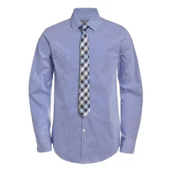 Van Heusen Little & Big Kid Boys Long Sleeve Point Collar Shirt + Tie Set