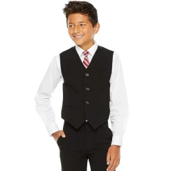 Van Heusen Little & Big Kid Boys Long Sleeve Point Collar Shirt + Tie Set
