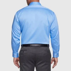 Van Heusen Mens Big and Tall Regular Fit Ultra Flex Wrinkle Free Long Sleeve Dress Shirt