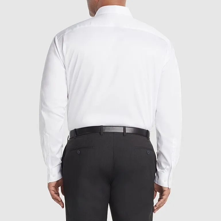 Van Heusen Mens Big and Tall Regular Fit Ultra Flex Wrinkle Free Long Sleeve Dress Shirt