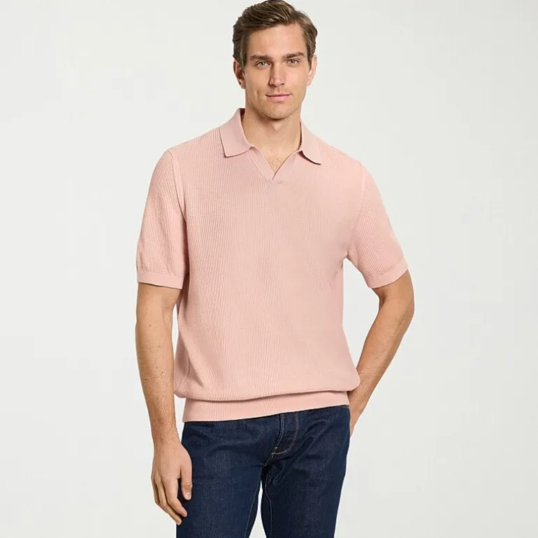 Van Heusen Temp Control Mens Short Sleeve Polo Sweater