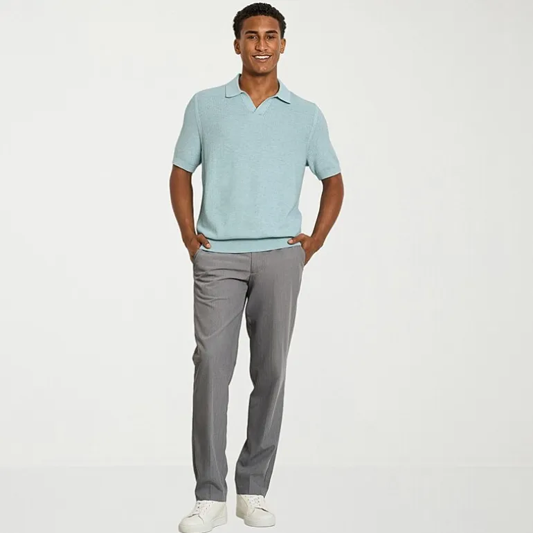 Van Heusen Temp Control Mens Short Sleeve Polo Sweater