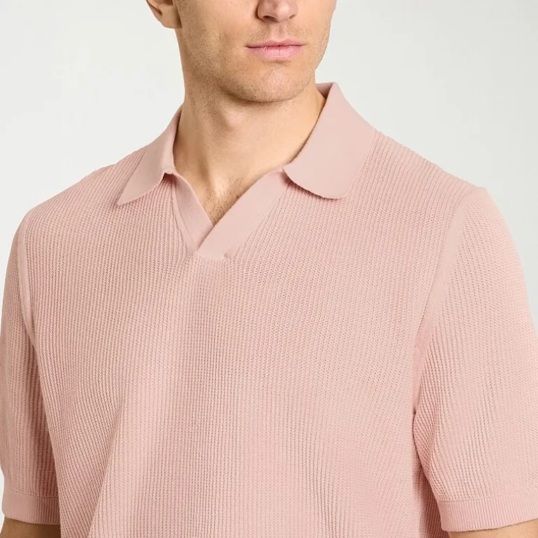 Van Heusen Temp Control Mens Short Sleeve Polo Sweater